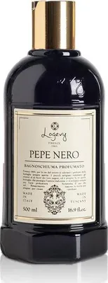 Immagine prodotto di Logevy - Gel doccia - Pepe nero - 500 ml - Detergente aromatico per corpo e sensi