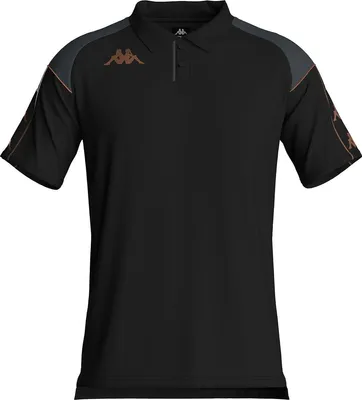 Image de Kappa Mastio Polo Hommes - Noir / Gris  | Taille: L