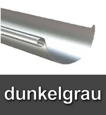 Produktbild von Dachrinne 200cm RG100 dunkelgrau