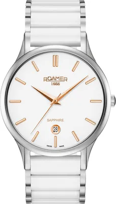 Produktbild von Roamer Herren Armbanduhr C-Line Gents 40 mm Armband Edelstahl, Ceramic 657833 40 25 60