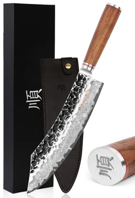 Immagine prodotto di Coltello da cucina professionale in acciaio damasco giapponese VG10