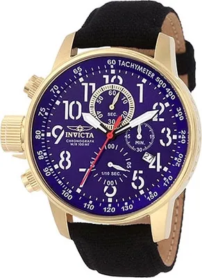 Produktbild von Invicta 3330 Herren-Armbanduhr, Edelstahl-Gehäuse, Leder-Armband