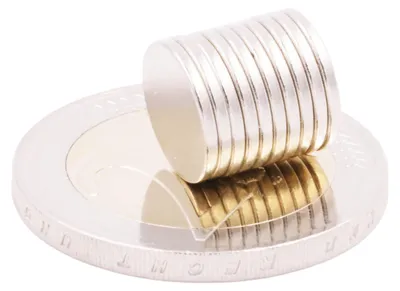 Produktbild von Aprilheld | 20 Scheibenmagnete 10x1 mm | N52 Klasse Neodym Magnete | Modellbau