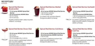 A grid of cocktail recipes with images and ingredients.