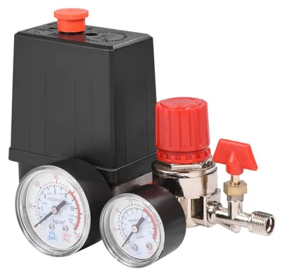 Immagine prodotto di Valvola di controllo e pressostato professionale per piccoli compressori d'aria
