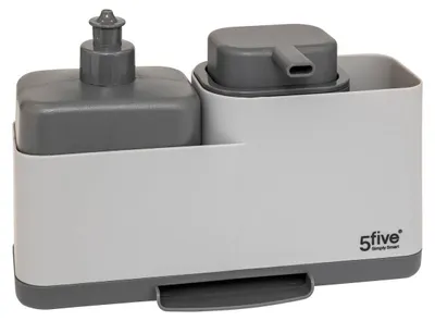 Produktbild von Spülenorganizer "neo" mit spender grau - 5 five simply smart