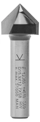 Productafbeelding van Solidchoice - V-Groove & Writing Cutter met Carbide 8 mm