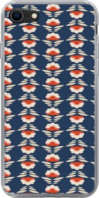 Produktbild von MuchoWow® Handyhülle Schutzhülle Hülle für Telefoonhoesje iPhone 8 Muster - Abstrakt - Blumen Silikon Softcase Handy Hülle - Schutzhaube