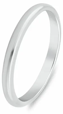 Image de Alliance minimaliste en argent RI149W - Largeur : 70 mm