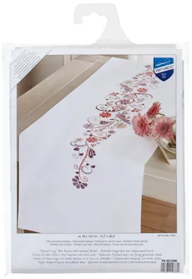 Stickpaket Tischläufer 38x142 cm vorgedruckt Fantasie