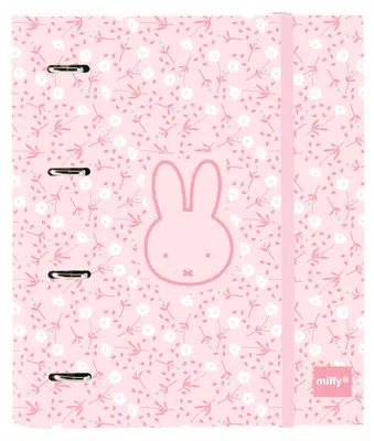 Produktbild von Safta Miffy Flowers Ringbuch Rosa Rosa One Size