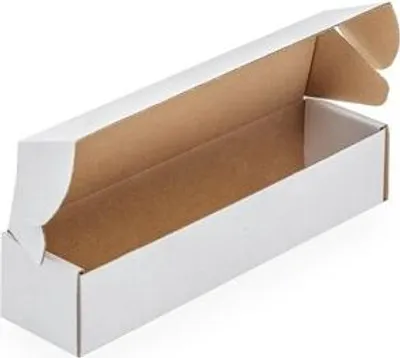 Zdjęcie produktu dla Karton Fasonowy 245x60x50mm BIAŁY 10 szt Pudełko Kartonowe Gabaryt A