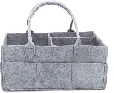 Produktbild von Famanu Wickeltasche große Aufbewahrungslösung - grau
