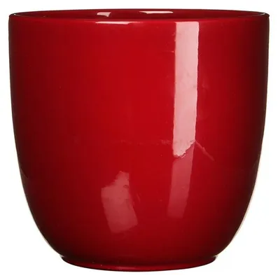 Produktbild von Mica Decorations Pflanzentopf - rot - Keramik - 12 x 11 cm