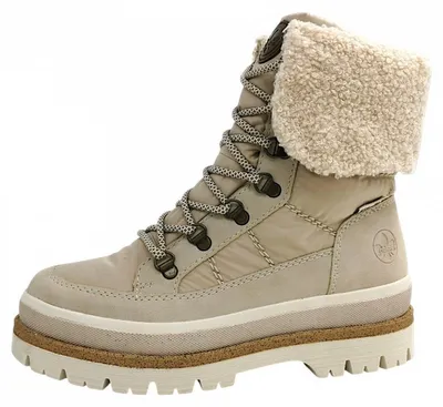 Produktbild von Rieker  Damenschuhe Schnürstiefel Beige Freizeit