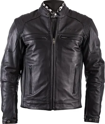 Image de Veste en cuir de moto Helstons Trust, noir, XL