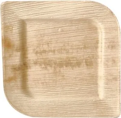 Produktbild von PAPSTAR Palmblatt-Teller "pure" eckig 260 x 260 x 20 mm