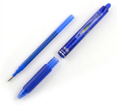 Produktbild von FriXion Ball Clicker Stift Blau + 3 Radierminen - Pilot, gelöschter