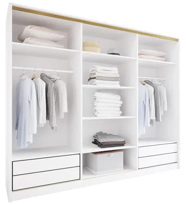 Produktbild von Offener Kleiderschrank MERV K12 270 weiß