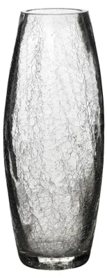 Produktbild von Vase SERENITE aus Craquelé-Glas 8x12x30 cm