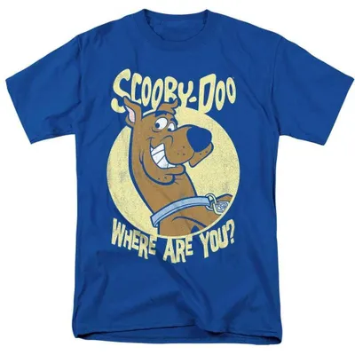 Produktbild von Scooby Doo - "Where Are You?" T-Shirt für Herren/Damen Uni TV36698 (M) (Königsblau)