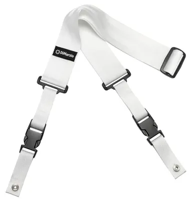 Produktbild von DiMarzio 2 Inch Nylon ClipLock Guitar Strap White DD2200W