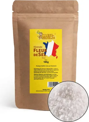 Produktbild von Kristallines Fleur de Sel Meersalz, handgeschöpft aus Frankreich, 100 g