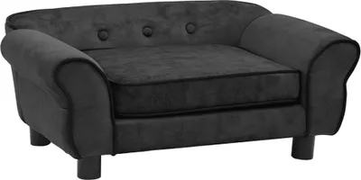 Produktbild von Hundesofa Dunkelgrau 72x45x30 cm Plüsch , Hundebetten Design 2024