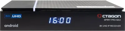 Octagon SPIRIT PRO MAX 8K UHD Android 11 IP-Receiver (HDR10+, Widevine L1, Dual-WiFi, LAN, BT)