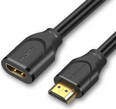 Produktbild von INF HDMI Verlängerungskabel: PVC, Sauerstofffreies Kupfer, 4K, 60Hz 0,5 m