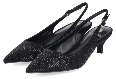 Produktbild von La Strada Damen Slingpumps Schwarz Textil Größe: 37