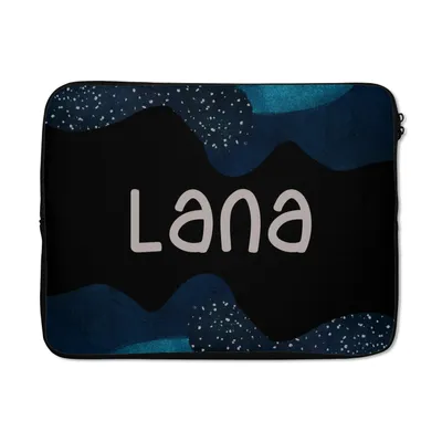Produktbild von MuchoWow® Laptop Hülle 17 Zoll Laptoptasche Lana - Pastell - Mädchen - Zipper - Schutzabdeckung