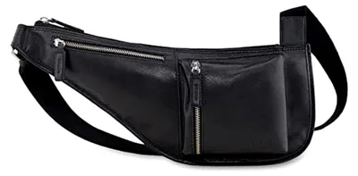 Produktbild von Herren Gürteltasche BUDDY aus Büffelleder OneSize | mit Reißverschluss | Gürteltasche | Alltag