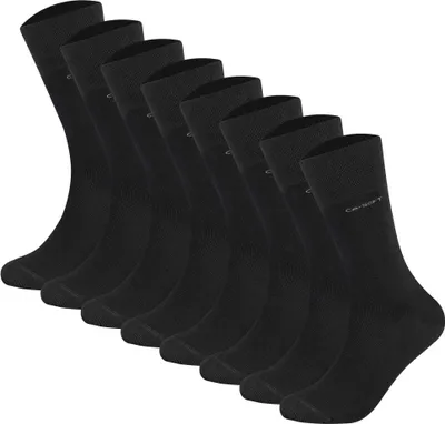 Produktbild von Camano Uni Socken - Soft Socks, einfarbig, 8er Pack Schwarz 43-46