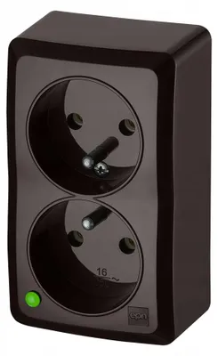Image de Prise Murale Elektro-Plast Marron 3743-05