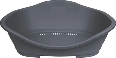 Produktbild von TRIXIE Kunststoffbett Sleeper - dunkelgrau - 68 × 47 cm
