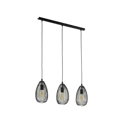 Produktbild von Eglo 49142 CLEVEDON E27 3-fach Hängeleuchte 780x170mm Schwarz