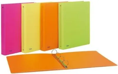 Produktbild von Favorit 400090369 Ringmappe A4 Grün, Orange, Pink, Gelb
