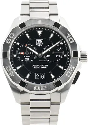 Zdjęcie produktu dla Zegarek męski Tag Heuer Aquaracer, srebrno-czarny, model WAY111Z.BA0928
