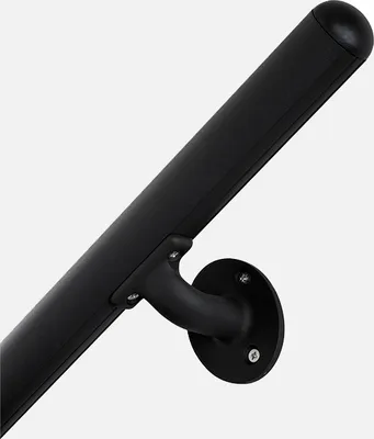 Immagine prodotto di INOLINE - Set corrimano a parete in alluminio + supportiColore antracite RAL 7016