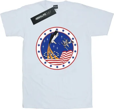 Produktbild von NASA - "Rocket 76" T-Shirt für Herren BI52267 (L) (Weiß)