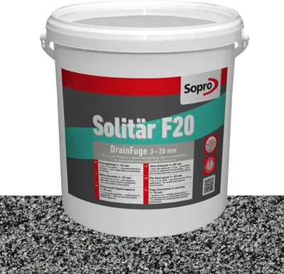 Produktbild von Sopro Designfuge Solitär F20 Pflastergrau 25kg