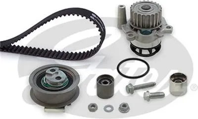 Produktbild von Gates Zahnriemensatz + Wasserpumpe für Audi A6 Seat Toledo 3 Skoda Octavia 2 VW Golf 5 6