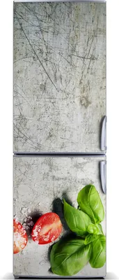 Produktbild von Tulup Kühlschrankdekoration - Magnetmatte - 70 cm x 190 cm - Magnet auf dem Kühlschrank - Tomaten Und Basilikum