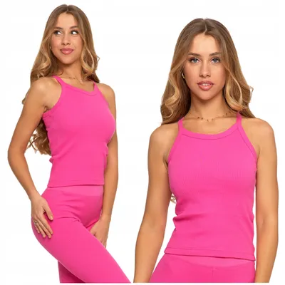 Produktbild von Top - Damen Top Größe XL - Sport Top rosa - Tanktop Damen - Tanktop Sport