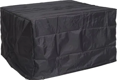 Produktbild von Abdeckhaube HWC-J41, Abdeckplane Schutzplane Schutzhülle, Outdoor Gartenmöbel Garnitur, anthrazit  75x123x123cm