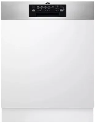 Immagine prodotto di AEG FEE83806PM, semi-integrato, dimensioni standard (60 cm), acciaio inox, pulsanti, 1,6 m, 1,8 m