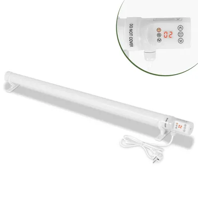 Produktbild von Jayseuw Gewächshausheizung 180W Elektrische Stabheizung Weiß für Gewächshäuser Flexible Installation