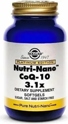 Produktbild von Solgar Nutri-Nano Coenzyme Q10 3.1x 50 Softgels