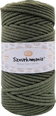 Produktbild von Baumwollkordel mit einem Kern 5mm 100m, Makrameegarn, Makrameekordel, Häkelkordel, Makrameekordel, Naturgarn, 5mm Kordel, geflochtene Baumwollkordel,